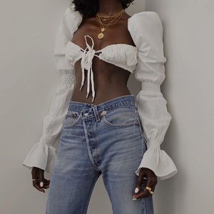 Vintage Reconstructed Levi 501 Cross Over Jeans